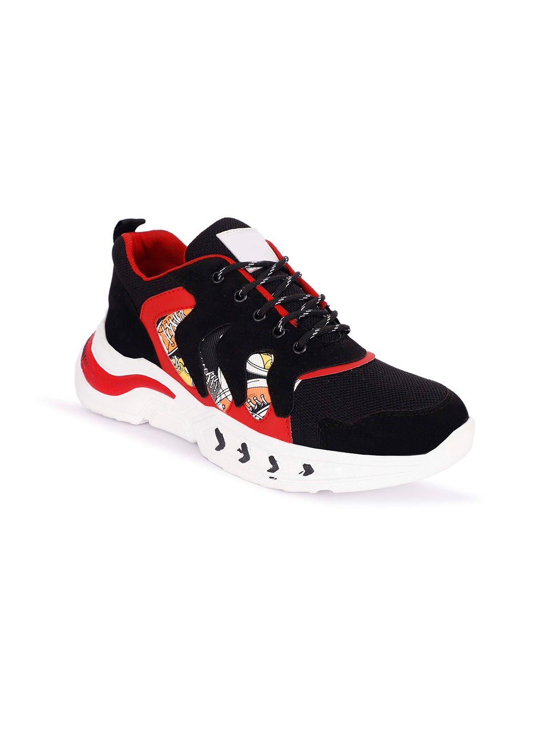 W18 Men Red Casual Laceup Comfortable Sports Shoes